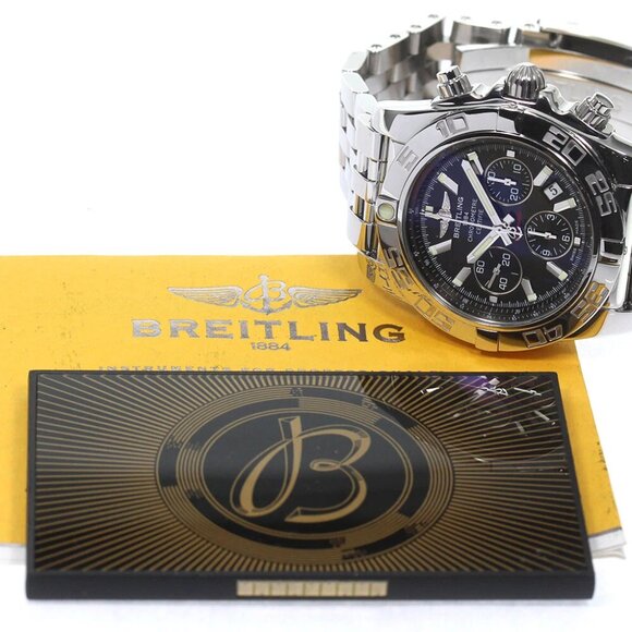 BREITLING Chronomat 44 AB0110 Date black Dial Automatic Men's Watch_810129 - Picture 6 of 7
